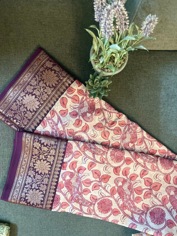 Chitraleela Kalamkaari Saree