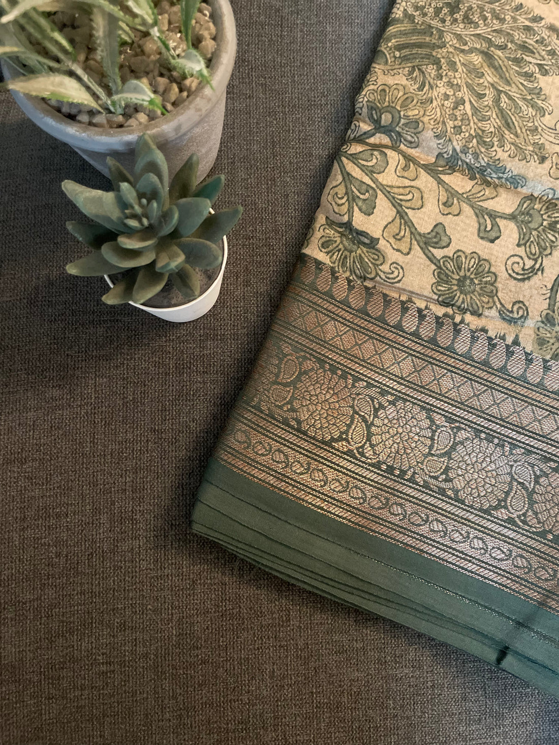 Chhaap Kalamkari Saree