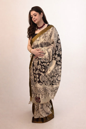 KalaChitra Pen Kalamkari Saree