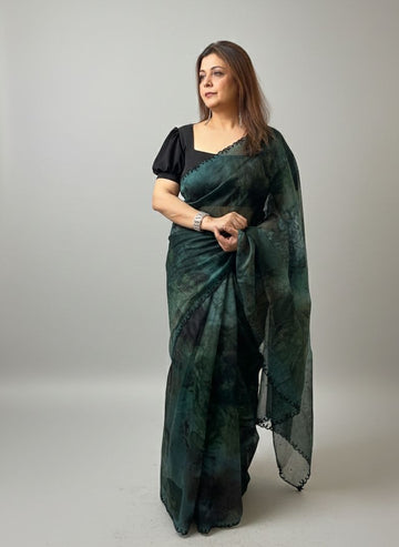 Raatrani Organza Saree