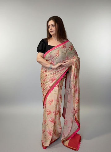 Kesarphool Floral Saree
