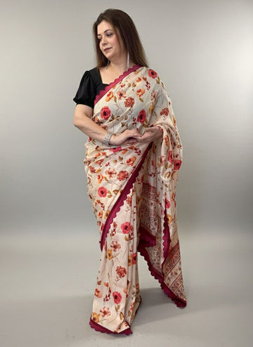 Gulzar Floral Saree