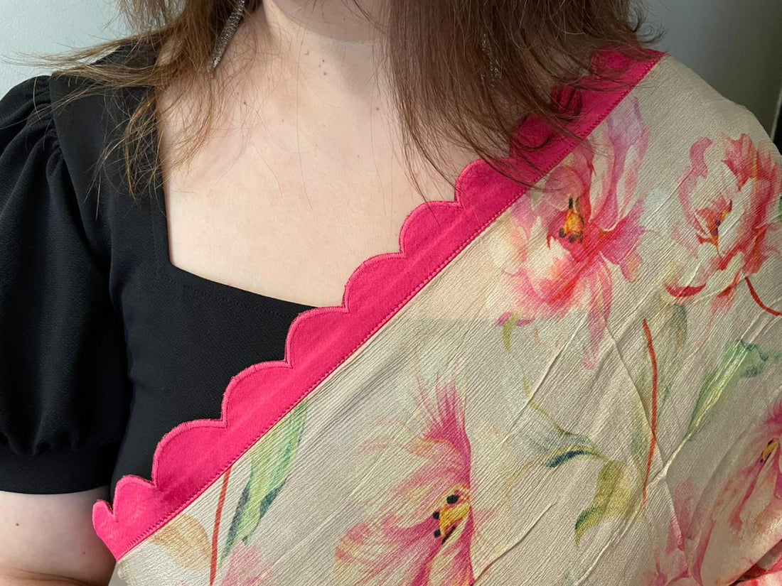 Kesarphool Floral Saree