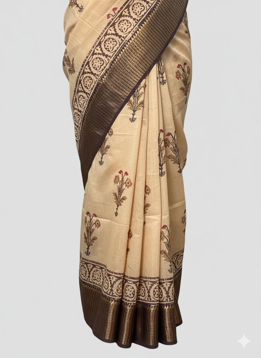 Kalamkaari Gatha Saree