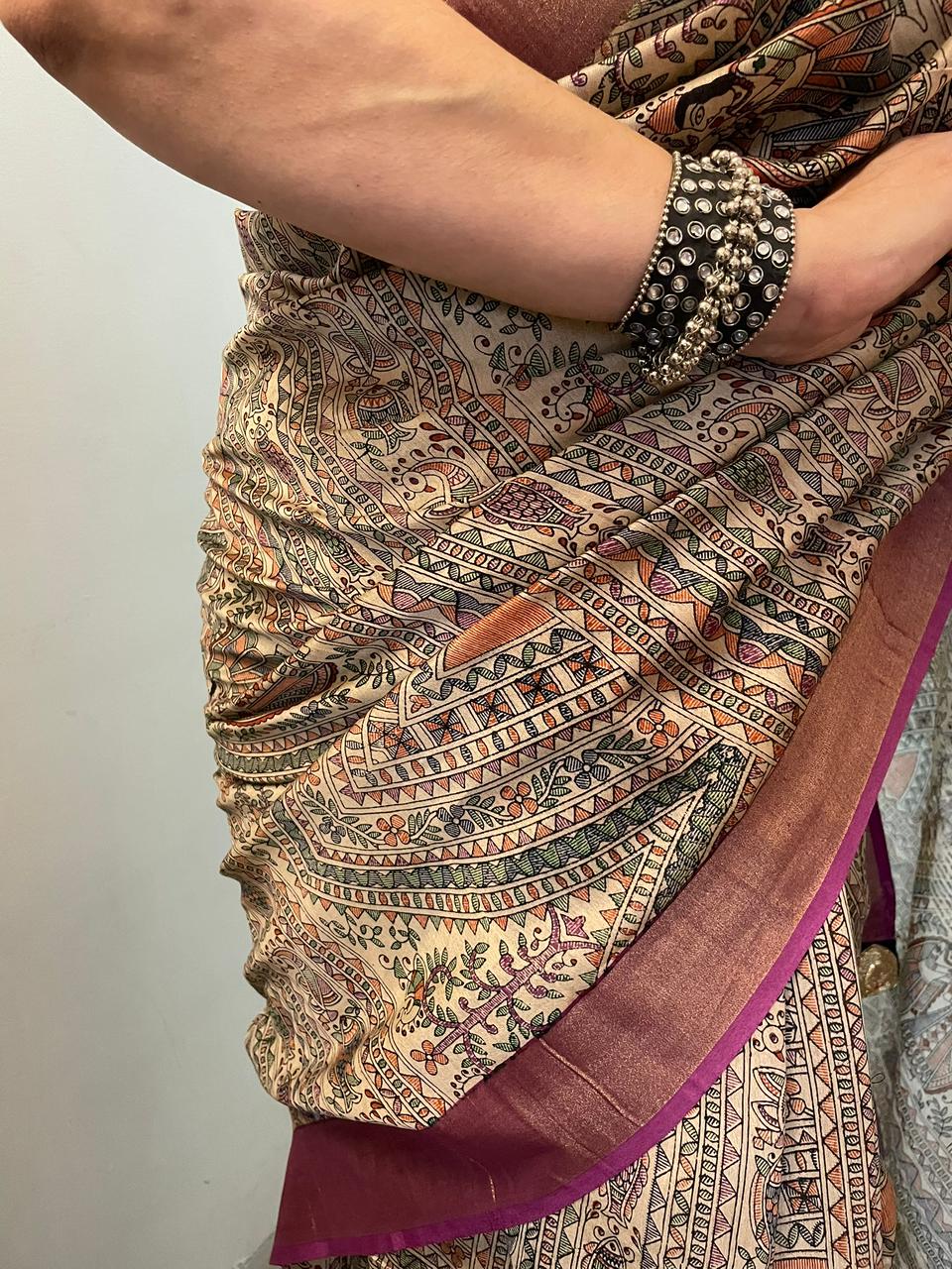 Rasrang Madhubani Saree