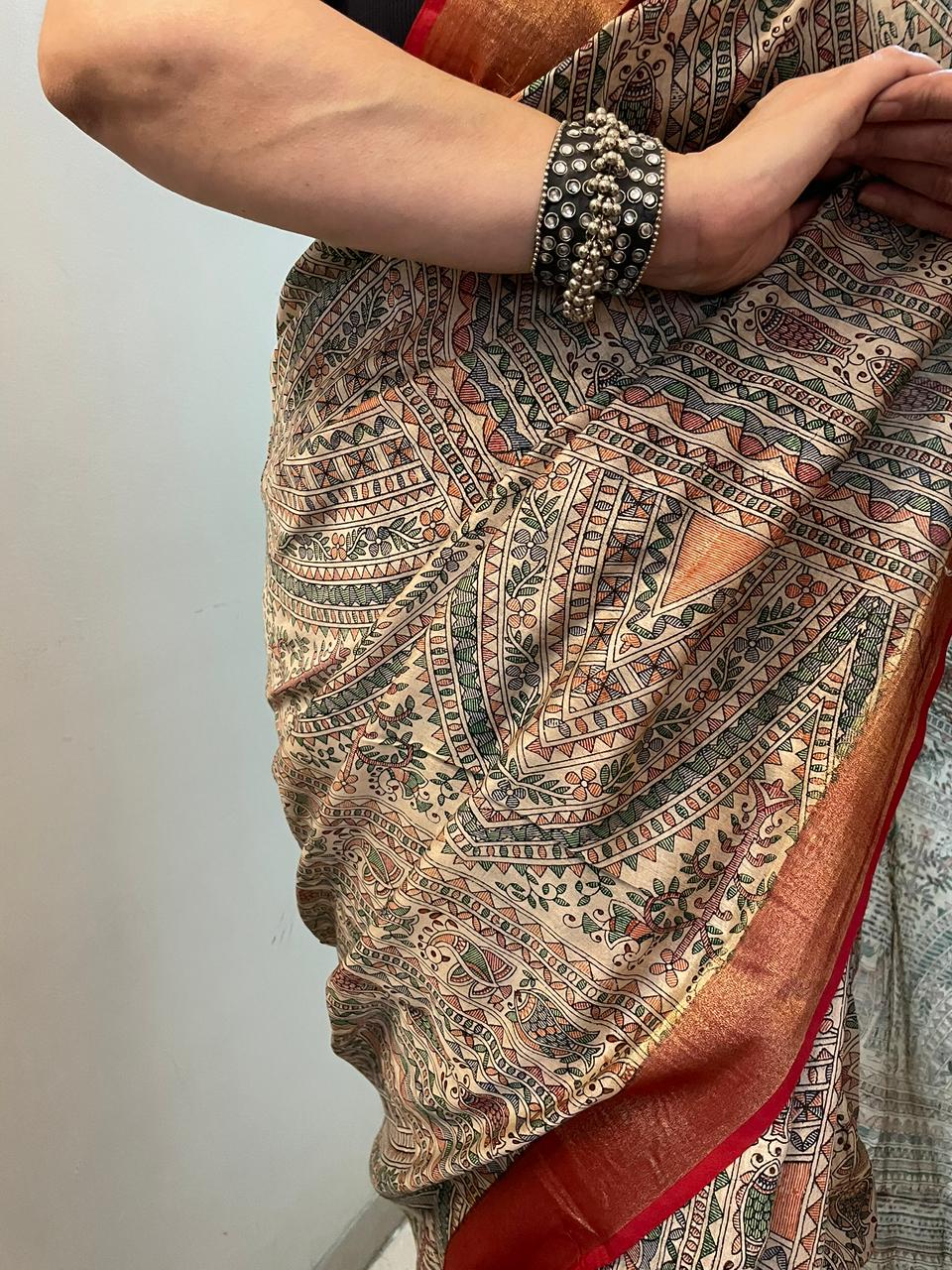Rasrang Madhubani Saree