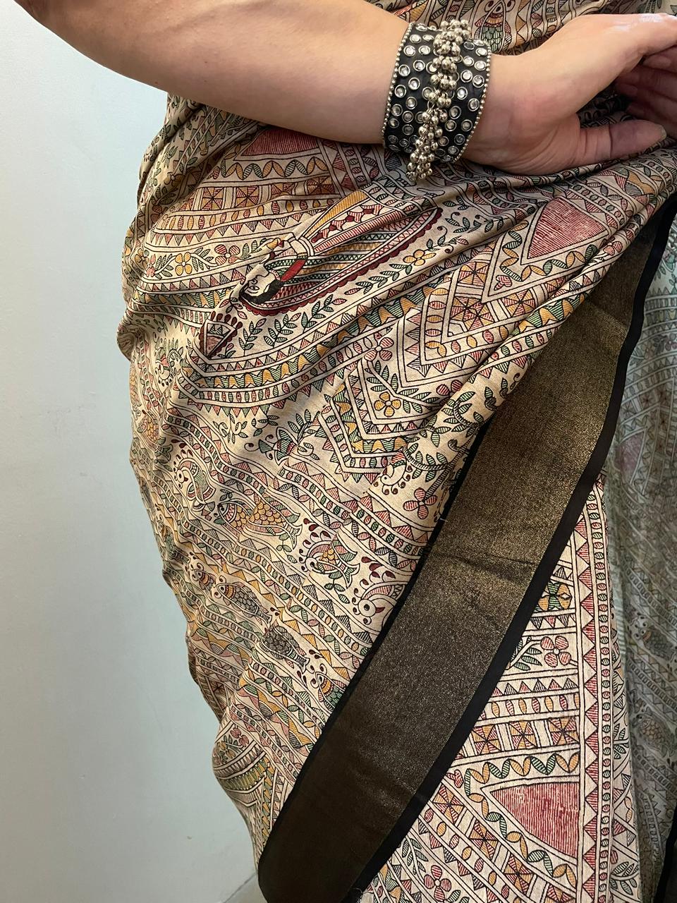Rasrang Madhubani Saree